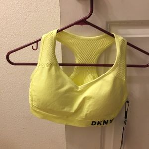 DKNY SPORT YELLOW SPORTS BRA